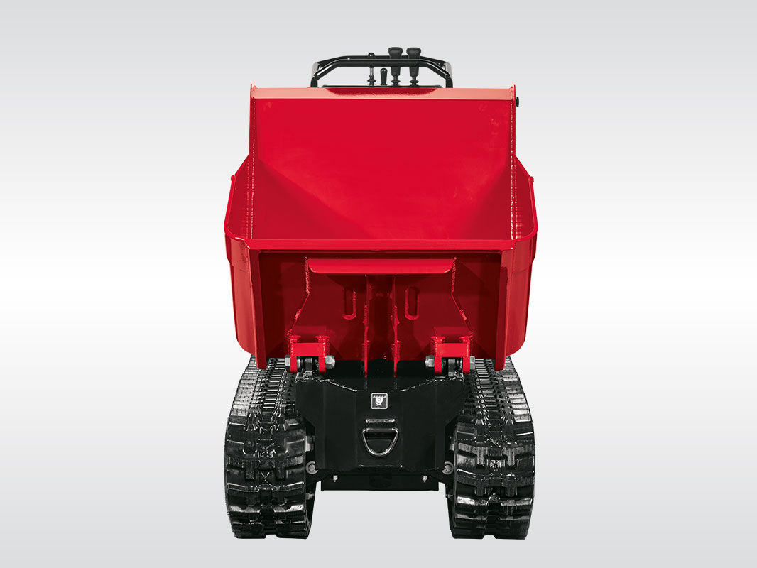 Dumper D 600 D von vorne mit Blick in die Lademulde