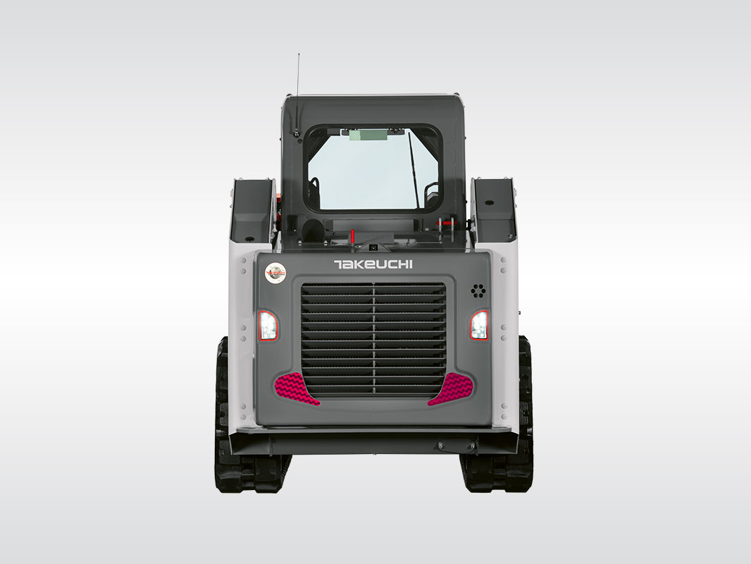 Heckansicht der Takeuchi Laderaupe TL 6 R